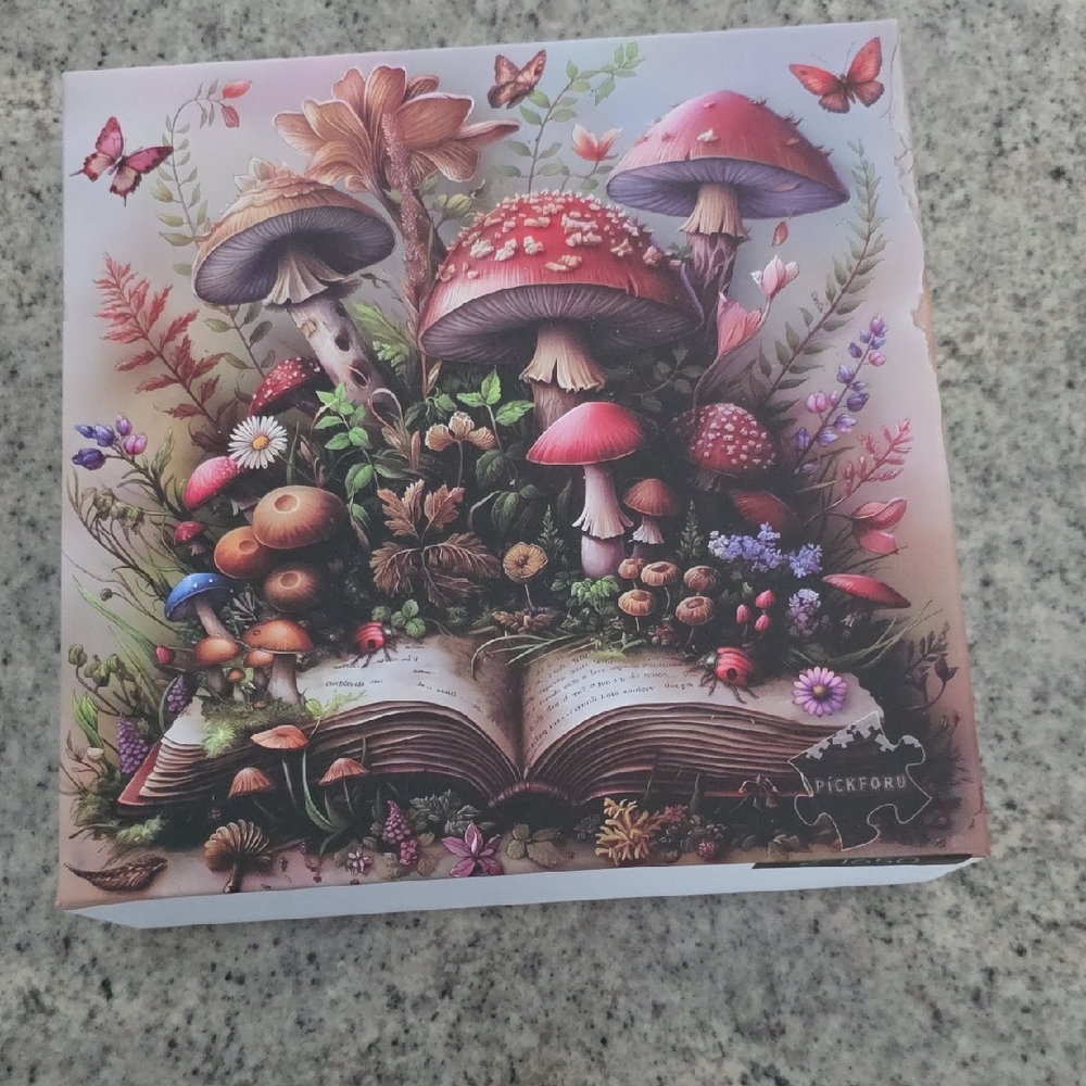 Pickforu Mushroom Puzzle 1000 Pieces!